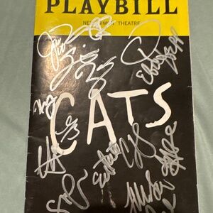 Cats Broadway Revival Playbill - Signed
